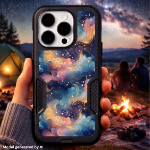 Celestial Swirls – Elegant Galaxy Abstract Design iPhone 16 Pro Case