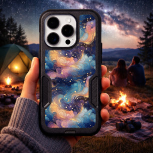 Celestial Swirls – Elegant Galaxy Abstract Design iPhone 16 Pro Case