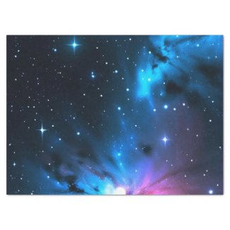 Celestial Swirls of Stars Birthday Gift Wrap Tissue Paper