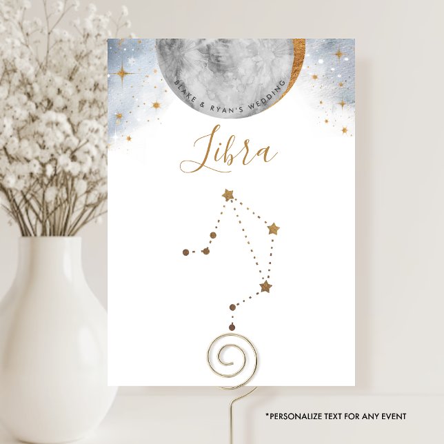 Celestial Table Number, Libra Constellation (Creator Uploaded)