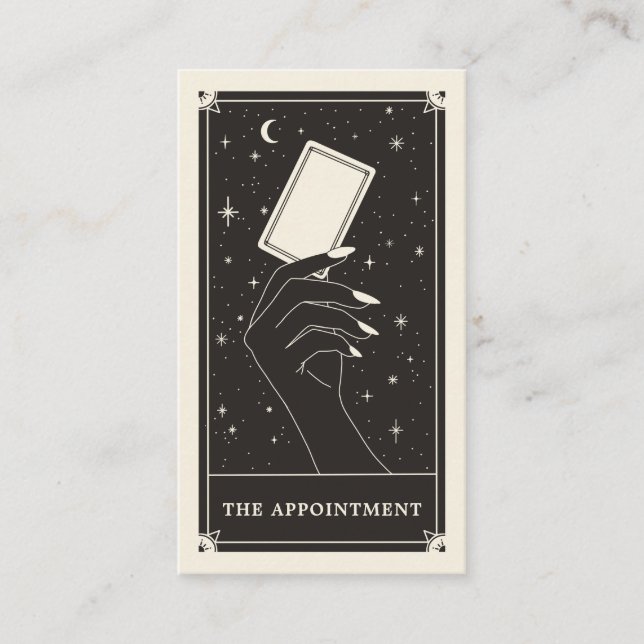 Celestial Tarot Appointment card (Front)