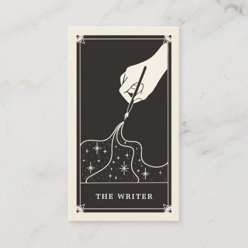 Celestial Tarot Writer Business card