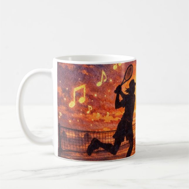 Celestial Tennis  Mug (Left)