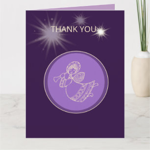 Celestial Thank You Angel Card