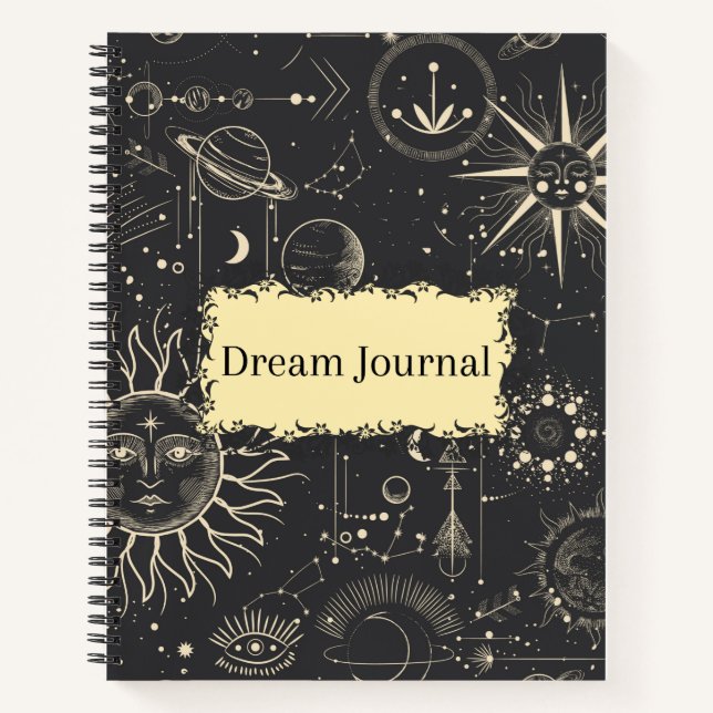 Celestial Themed Dream Journal (Front)