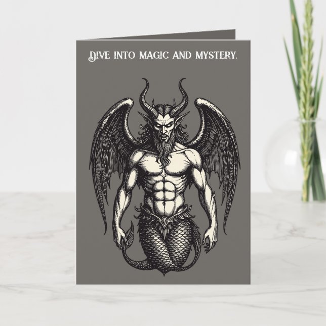 Celestial Tide Crocell Demon Illustration Card (Front)