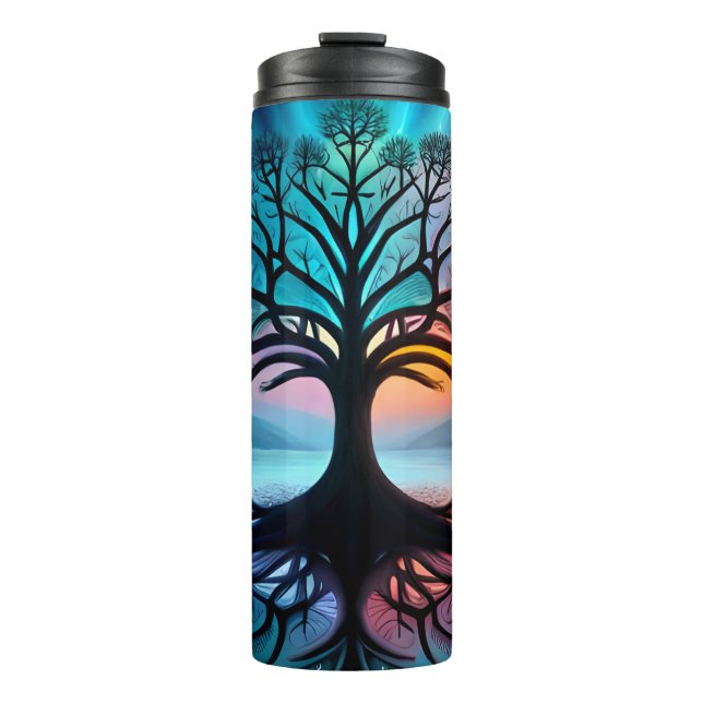 Celestial Tree of Life Thermal Tumbler (Front)