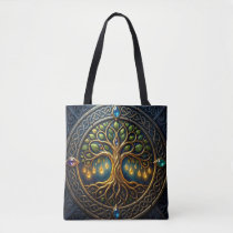 Celestial Tree of Light Celtic Golden Tree of Life