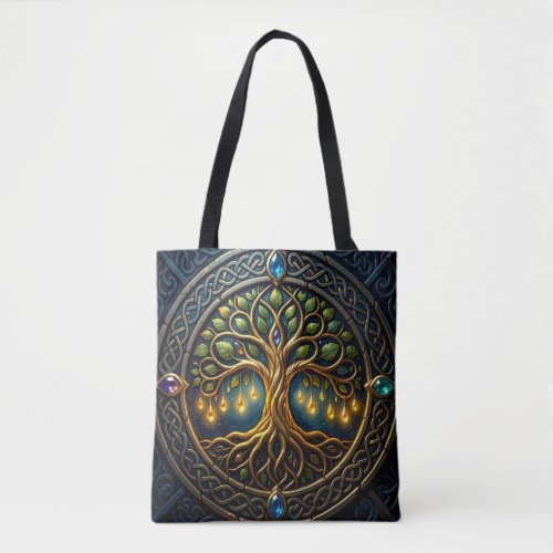 Celestial Tree of Light Celtic Golden Tree of Life