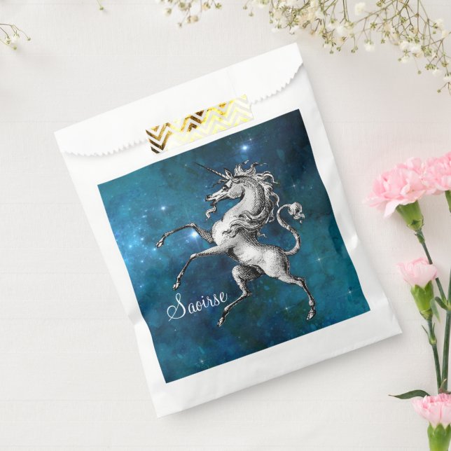 Celestial Unicorn Customizable Favor Bag (Sealed)