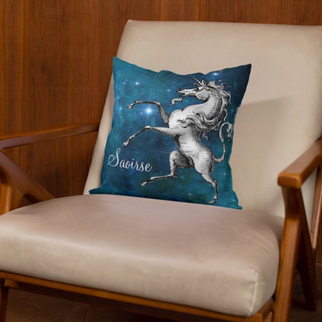 Celestial Unicorn Throw Pillow (Creator Uploaded)