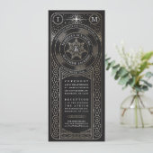 Celestial Union Wedding Invitiations (Tall) Invitation (Standing Front)
