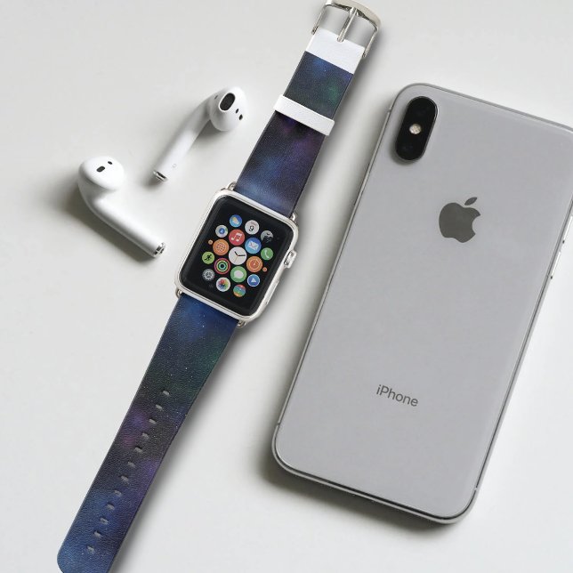 Celestial Veil Nebula Galaxy Starfield Cosmic Apple Watch Band (Creator Uploaded)