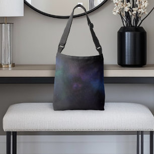 Celestial Veil Nebula Galaxy Starfield Cosmic Crossbody Bag