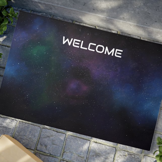 Celestial Veil Nebula Galaxy Starfield Cosmic Doormat (Creator Uploaded)