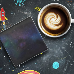 Celestial Veil Nebula Galaxy Starfield Cosmic Glass Coaster