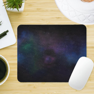 Celestial Veil Nebula Galaxy Starfield Cosmic Mouse Pad
