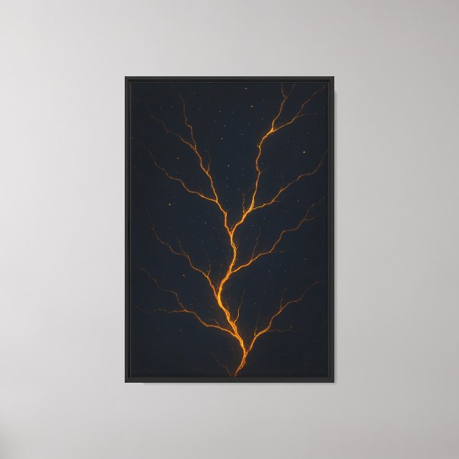 Celestial Veins Canvas Print (Front)