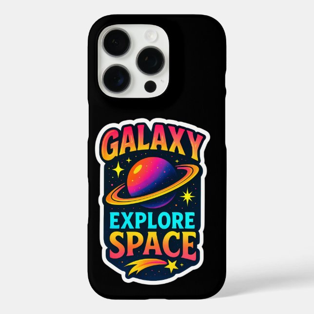 Celestial Vibes in Electric Orbit Case-Mate iPhone Case (Back)