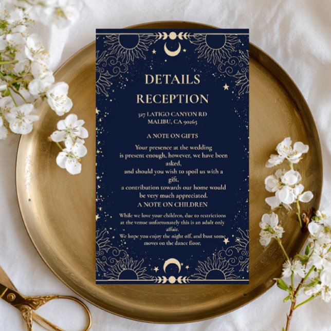 Celestial Vintage Botanical  Enclosure Card (Creator Uploaded)