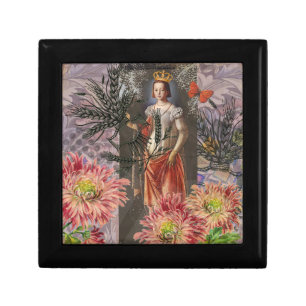 Celestial Virgo Goddess Collage: Vintage Celestial Gift Box