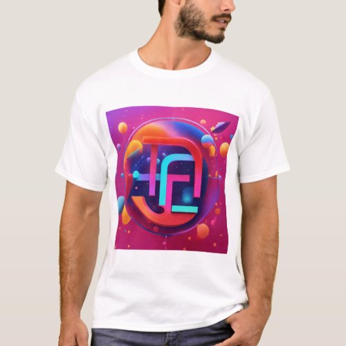 Celestial Vortex Logo _ A Gravity_Inspired Galacti T_Shirt