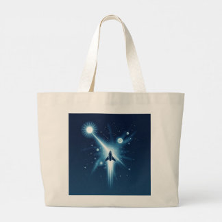 Celestial Voyage: Gravity Tote Bag Design" (Edit)