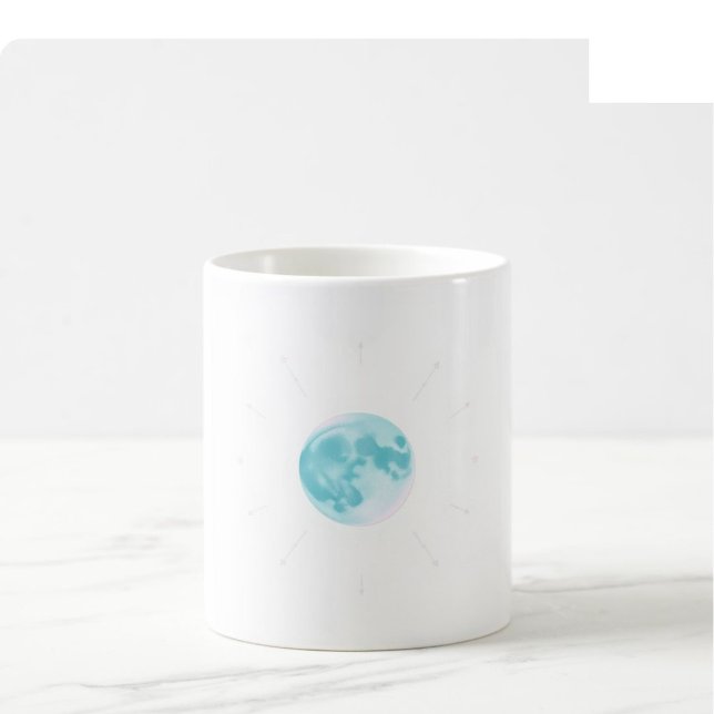 Celestial Watercolor Mug - Teal & Violet (Creator Uploaded)