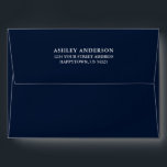 Celestial Wedding Blue Sky Stars Return Address Envelope<br><div class="desc">Celestial Wedding watercolor blue sky and stars envelope. Printed return address.</div>