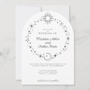 Celestial Wedding Invitation