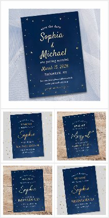 Celestial Wedding Items 