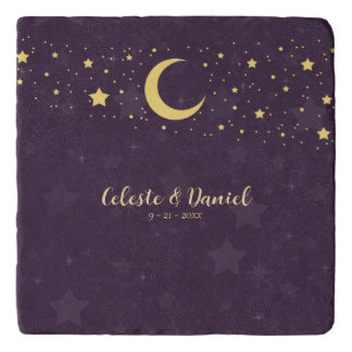 Celestial Wedding Starry Sky  Trivet