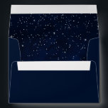 Celestial Wedding Watercolor Blue Sky and Stars Envelope<br><div class="desc">Celestial Wedding watercolor blue sky and stars envelope.</div>