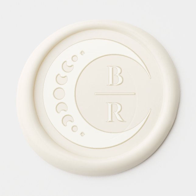Celestial Wedding Wax Seal Sticker (Front)