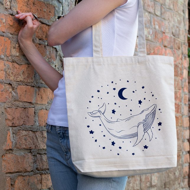Celestial Whale  Tote Bag (Creator Uploaded)