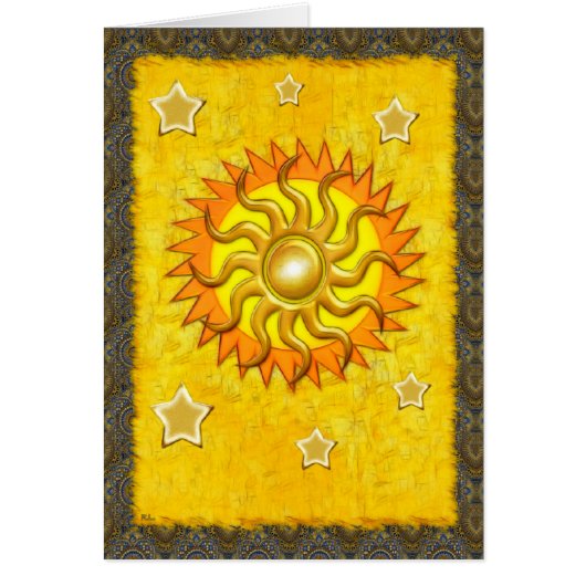 Celestial Whimsey Sun Cards (Front)
