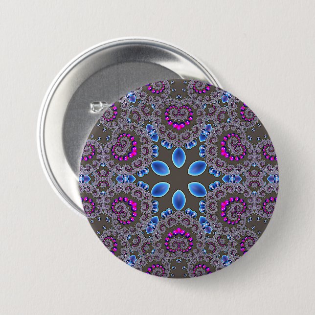 Celestial Whirl Button (Front & Back)