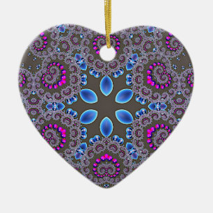 Celestial Whirl Ceramic Ornament