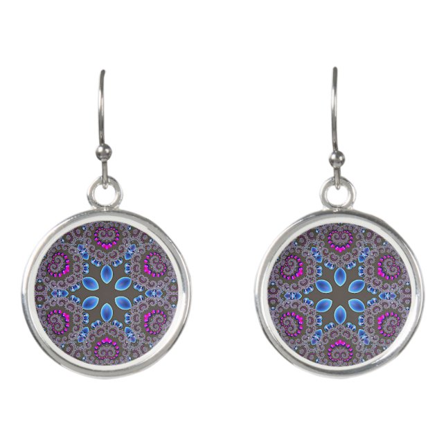 Celestial Whirl Earrings (Front)