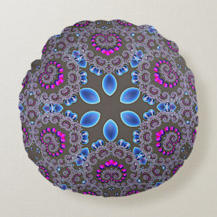 Celestial Whirl Round Pillow