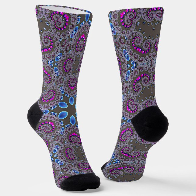 Celestial Whirl Socks (Angled)
