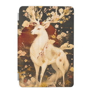 Celestial White Deer | Japanese Mythology Art iPad Mini Cover