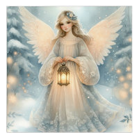 Celestial Winter Angel Lantern of Grace