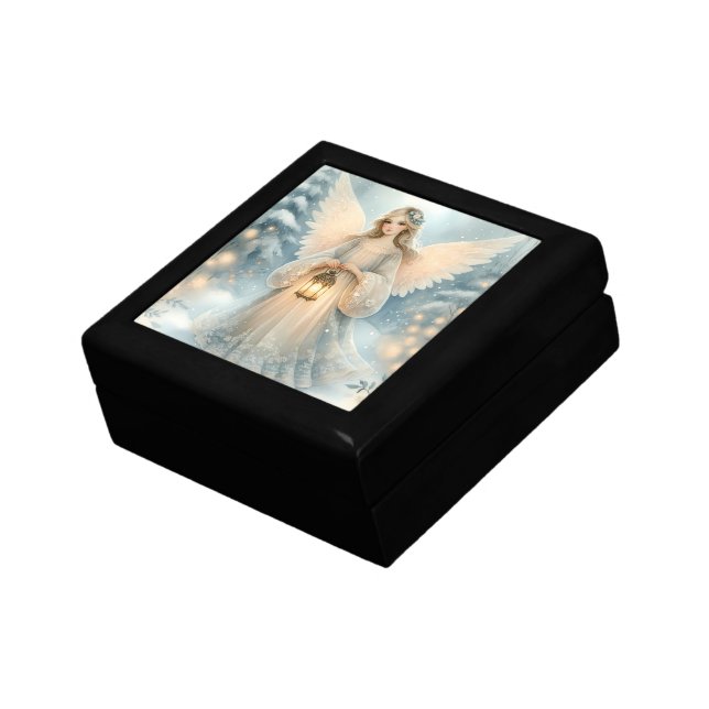 Celestial Winter Angel Lantern of Grace Gift Box (Side)