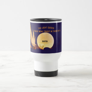 Celestial Wisdom Blue Travel Mug