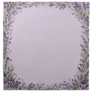 Celestial Witch’s Kitchen Purple Botanical Cloth Napkin