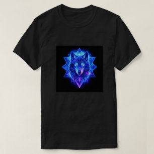 Celestial Wolf • Cosmic Energy Guardian Throw T-Shirt
