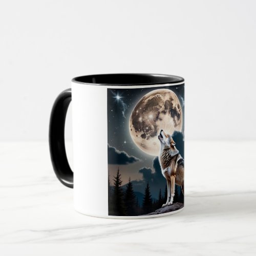 Celestial Wolf Mug