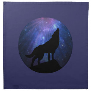 Celestial Wolf Napkin