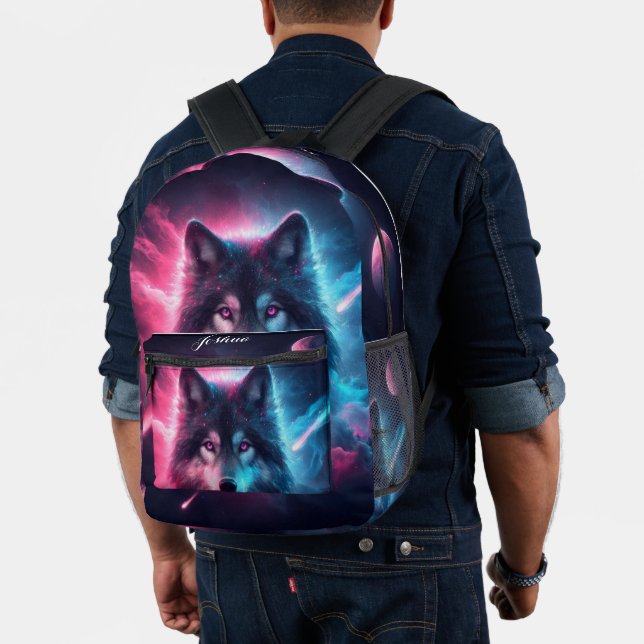 Celestial wolf Personalized  Printed Backpack (Insitu (Model))